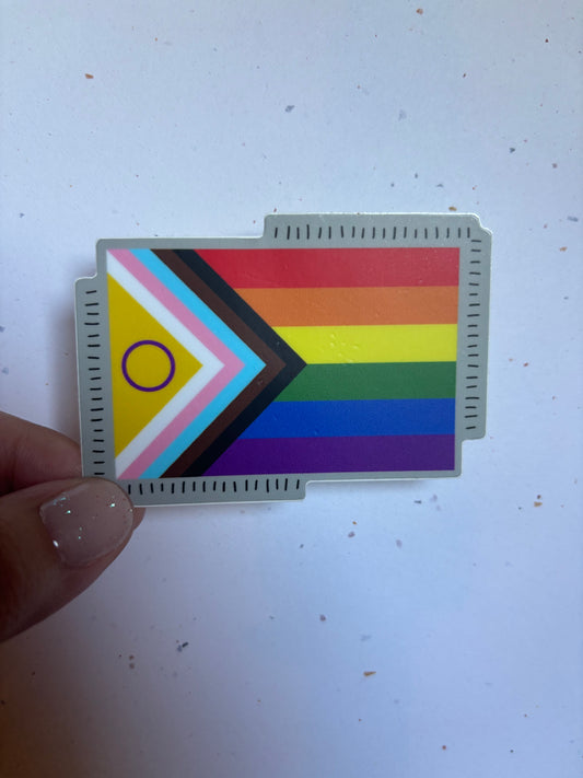 ANA Pride Flag Sticker