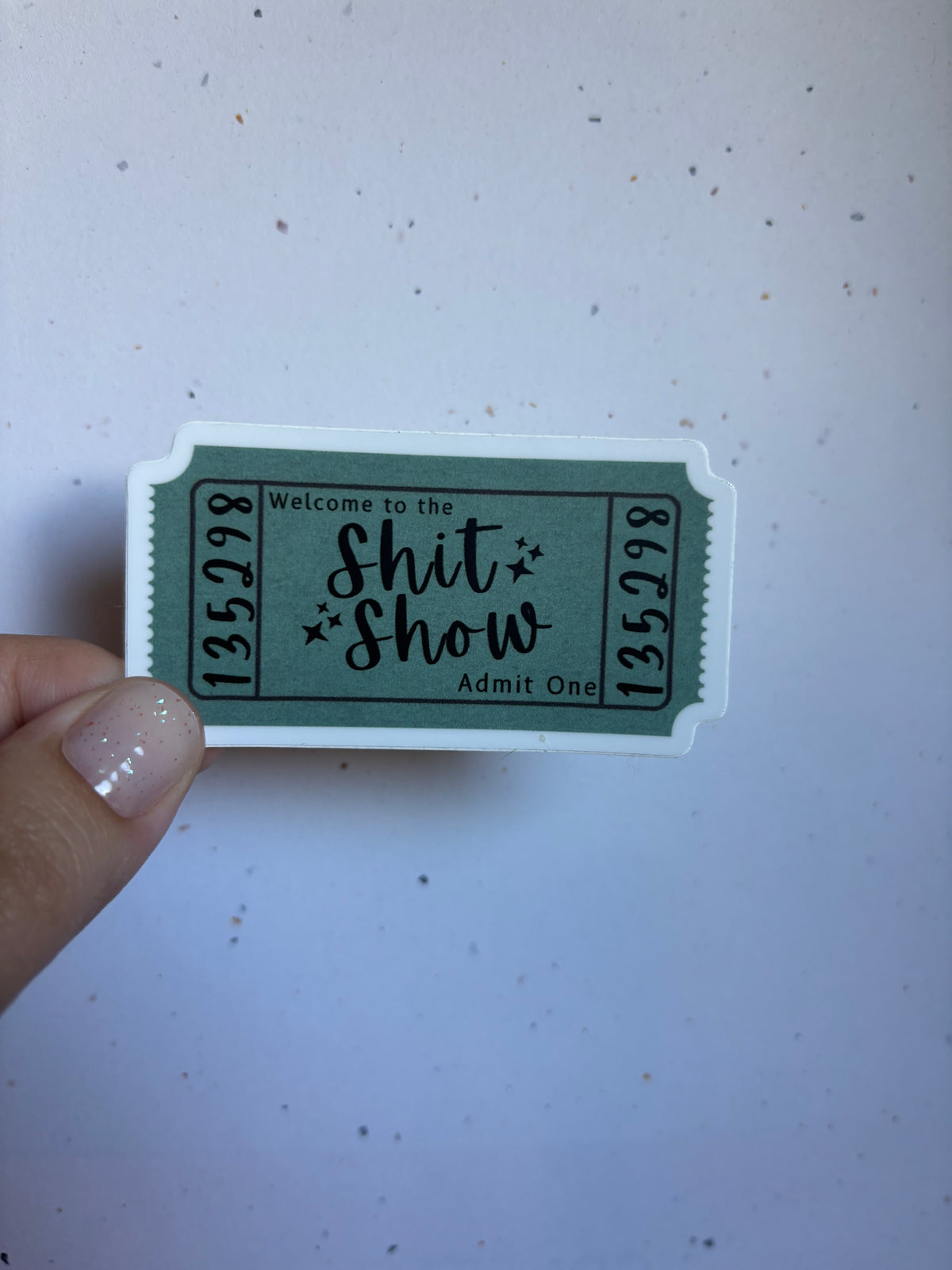 ANA Sh*t Show Ticket Sticker