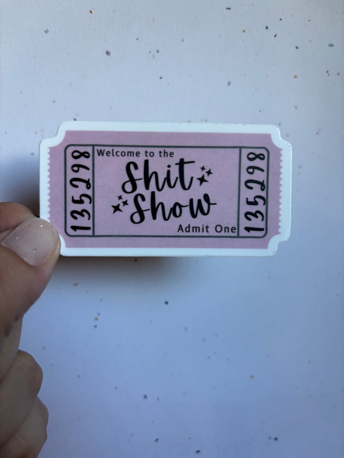 ANA Sh*t Show Ticket Sticker