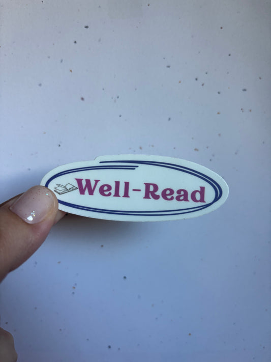 ANA Well Read Sticker