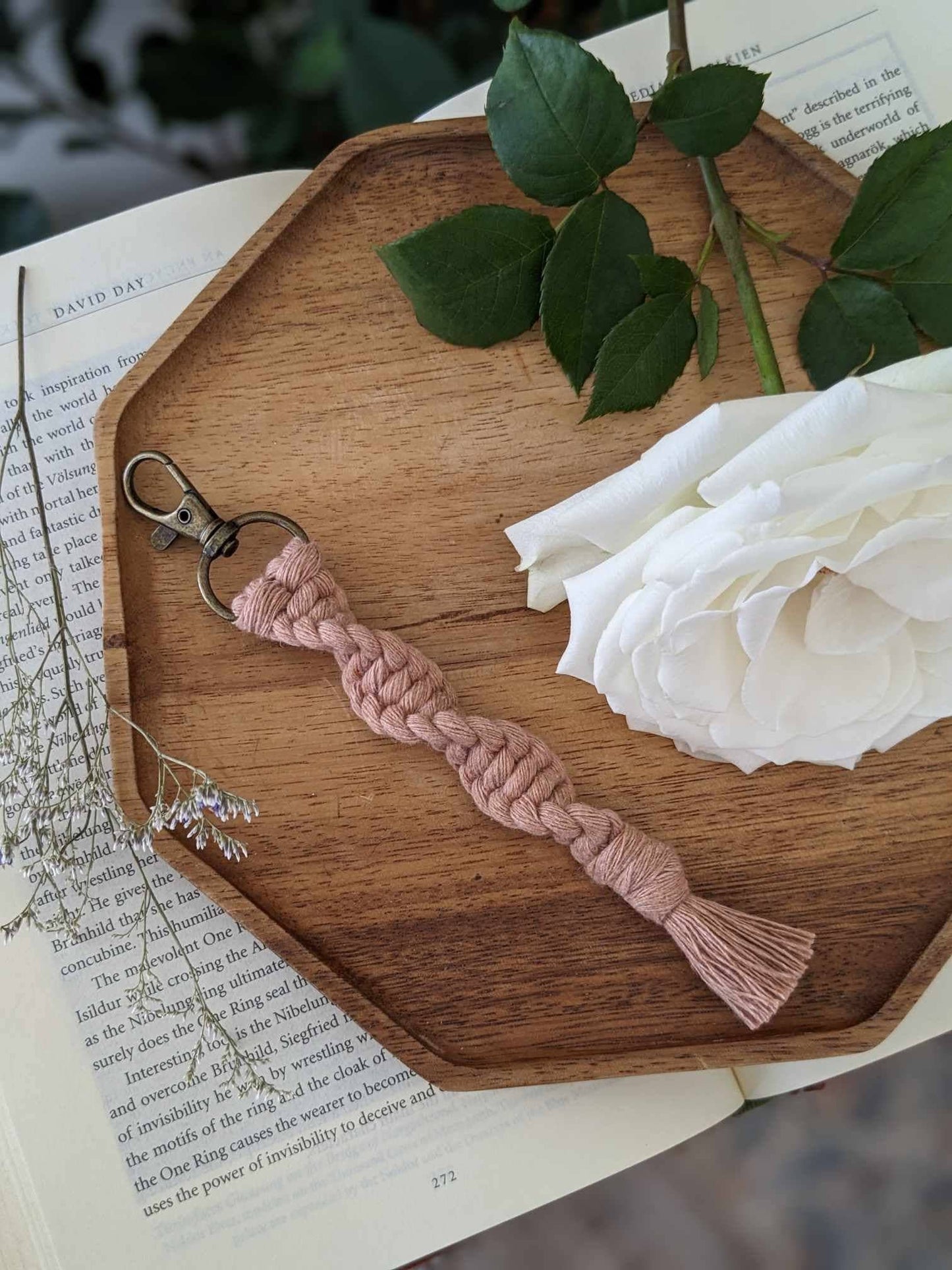 Macrame Tassel Keychain