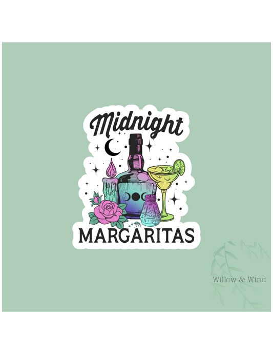 Midnight Margaritas Witchy Sticker