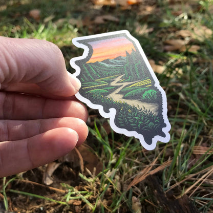 Illinois State Sticker – Fields Of Dreams