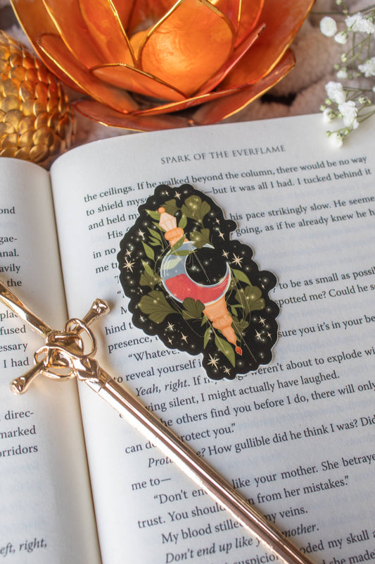 Flameroot Elixir Potion Bookish Quote Sticker | Everflame