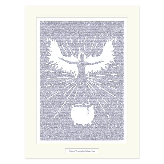 A Court of Wings and Ruin Matted Print