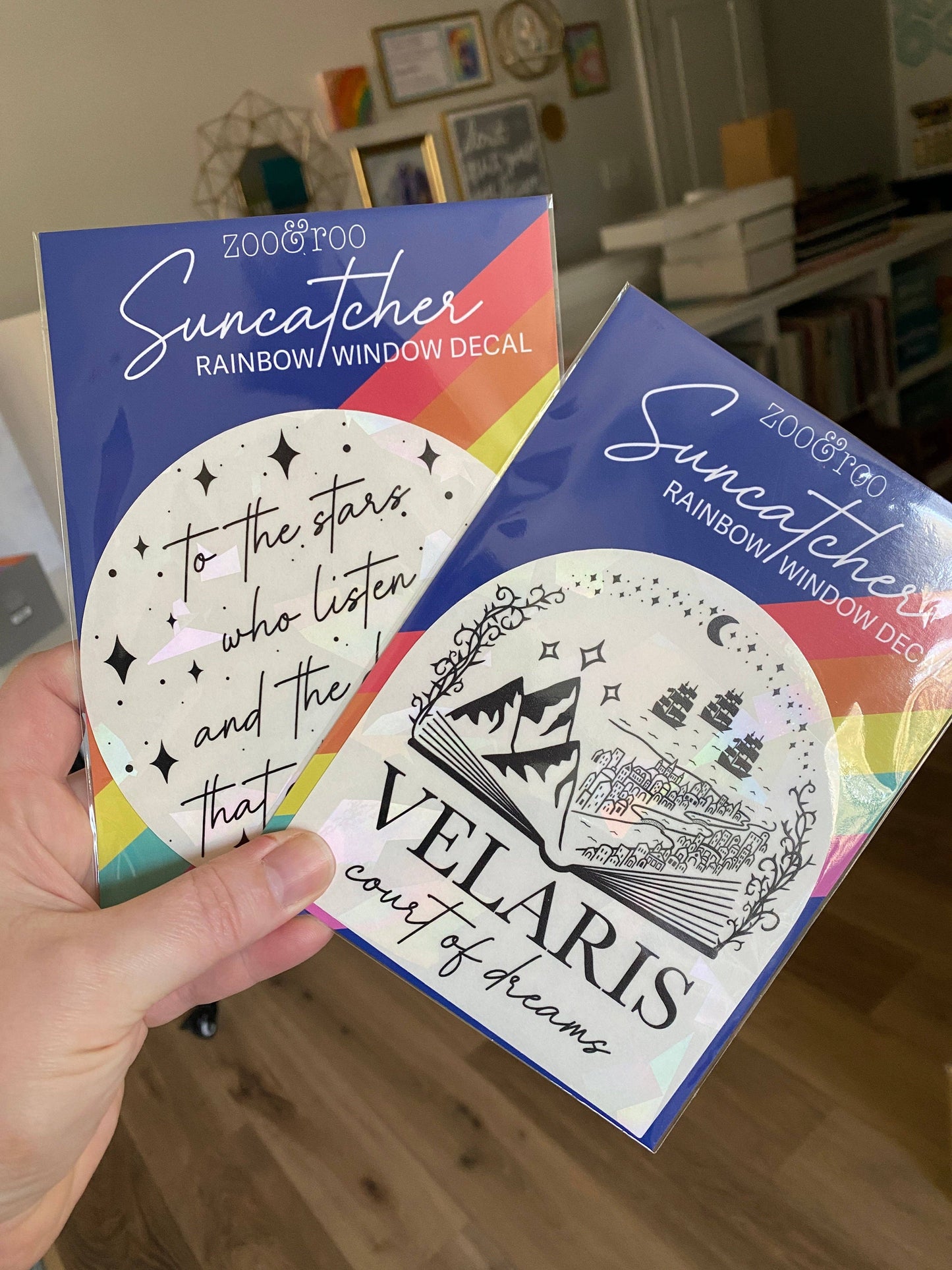 Velaris suncatcher rainbow prism window decal | ACOTAR merch