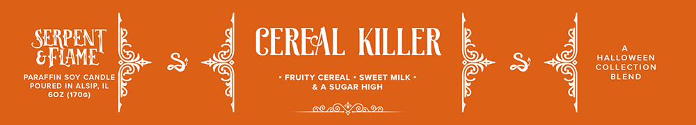 Cereal Killer Candle, Fruity Rice Cereal
