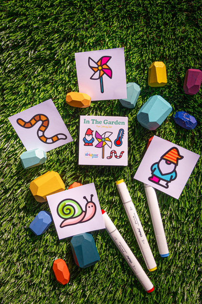 In the Garden Mini Coloring Book - Gardening Themed