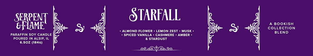 Starfall Candle, Almond Flower Vanilla Cashmere
