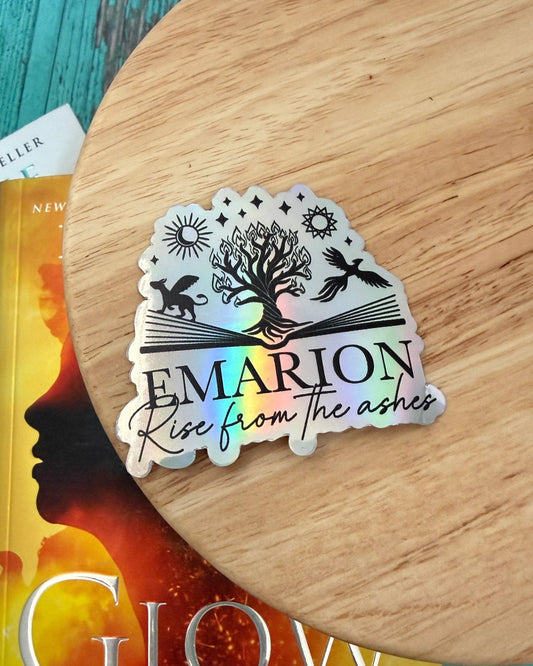 Emarion holographic sticker - Kindred's Curse Saga licensed