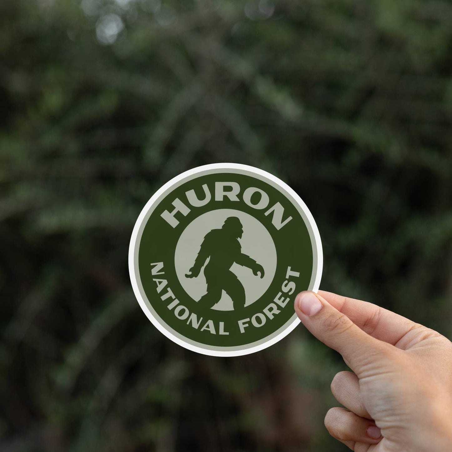 Bigfoot Circle with Name Drop