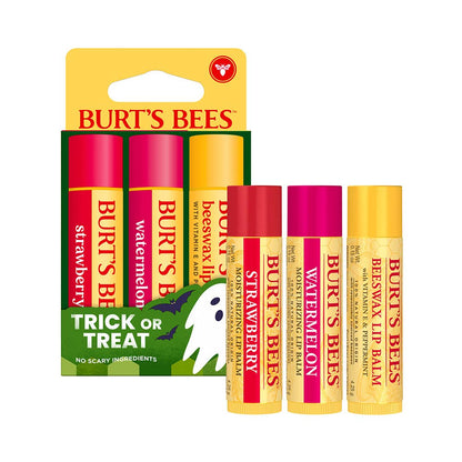 Halloween Assorted Beeswax Lip Balms 3-pack