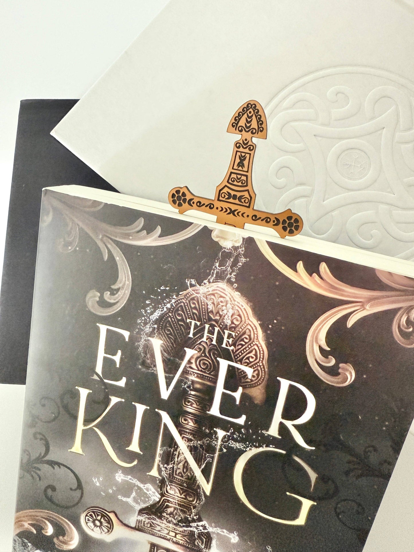 The Ever King sword bookmark  officially licensed book merch