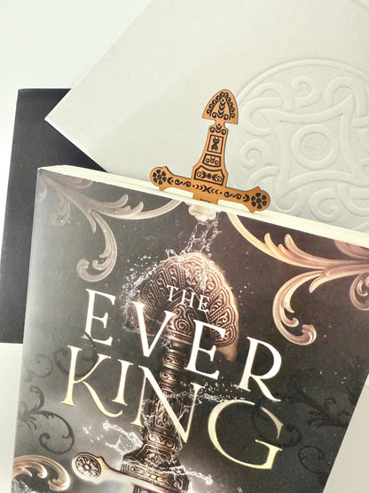 The Ever King sword bookmark  officially licensed book merch