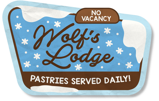 And Now, Back To You Wolf's Lodge Sticker