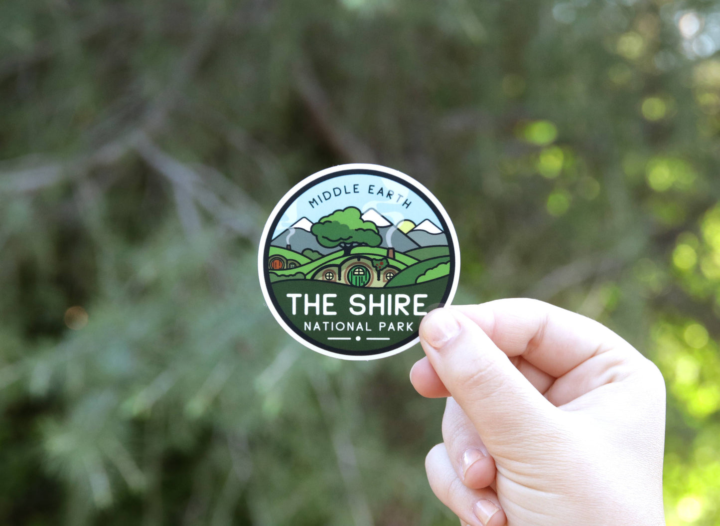 Middle Earth National Parks Stickers