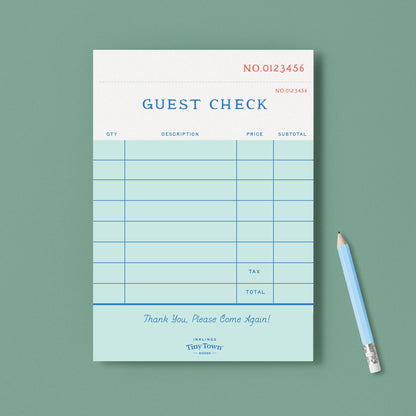 Inklings Tiny Town™ Play Notepad - Guest Check