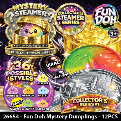 Fun Doh Ultra-Rare Mystery Dumpling Squishy Toy Collection