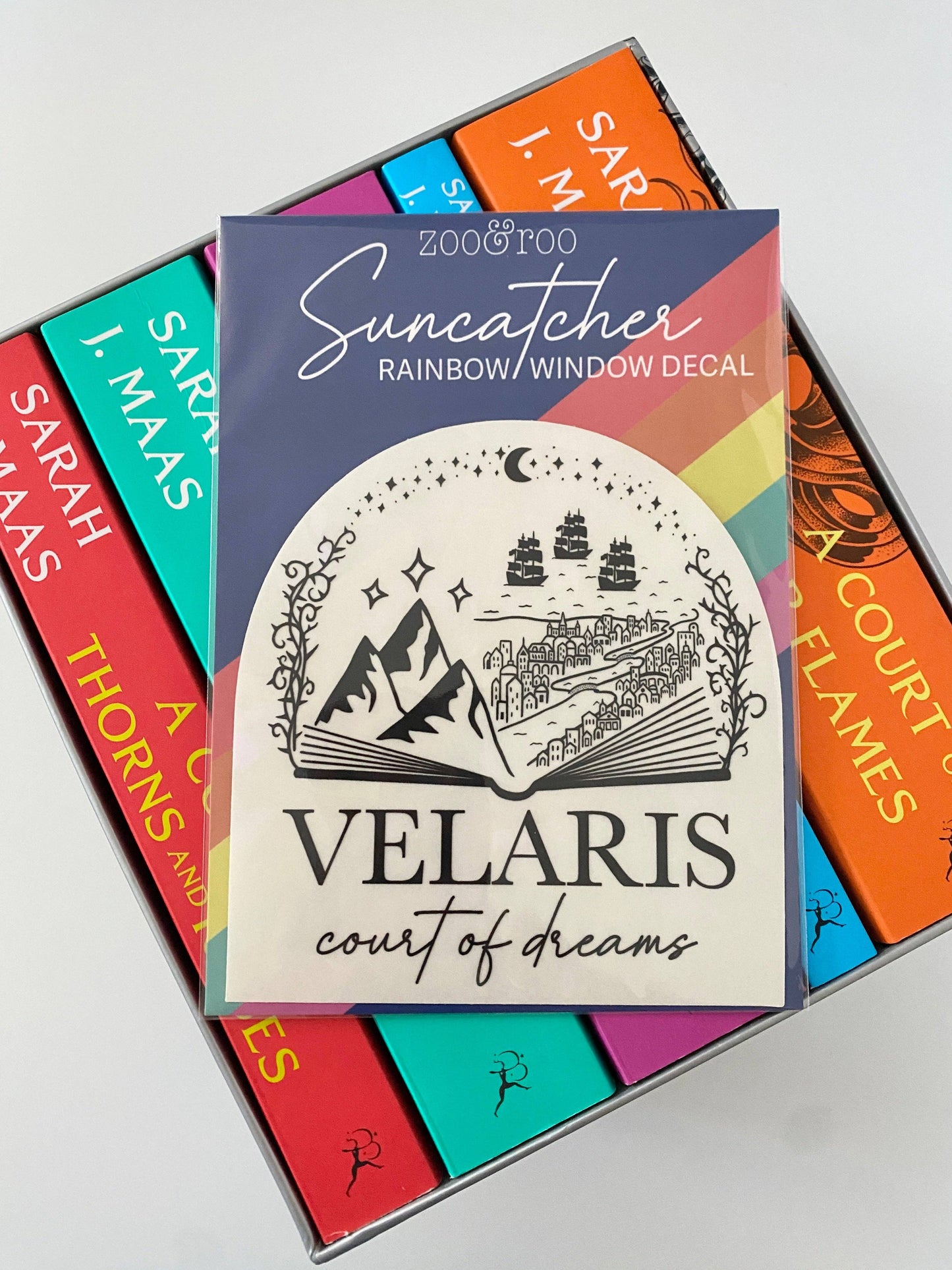 Velaris suncatcher rainbow prism window decal | ACOTAR merch