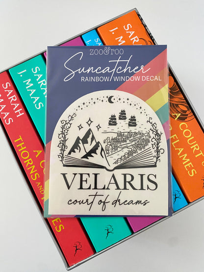 Velaris suncatcher rainbow prism window decal | ACOTAR merch