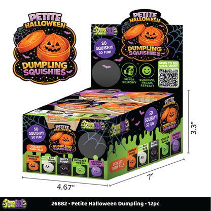 Fun Doh Petite (Mini) Halloween Squishy Dumplings 12/Display