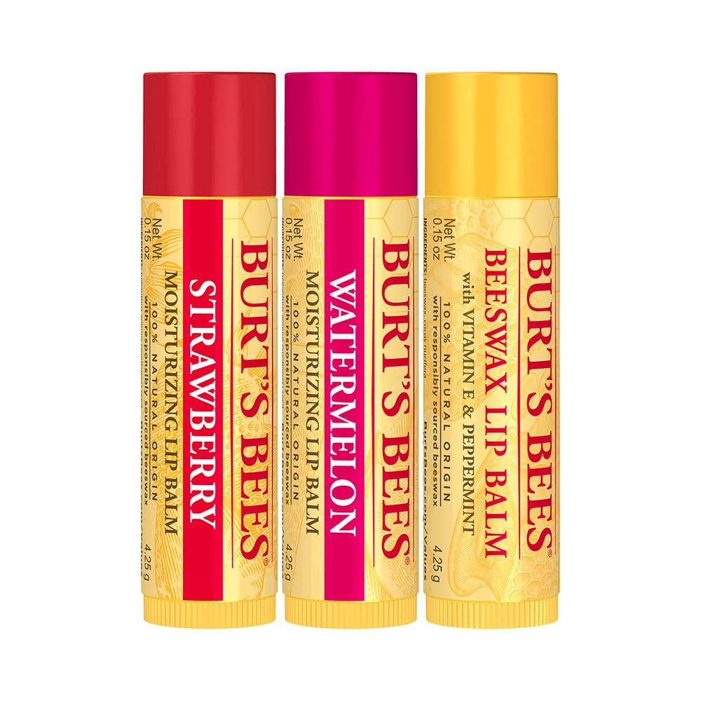 Halloween Assorted Beeswax Lip Balms 3-pack