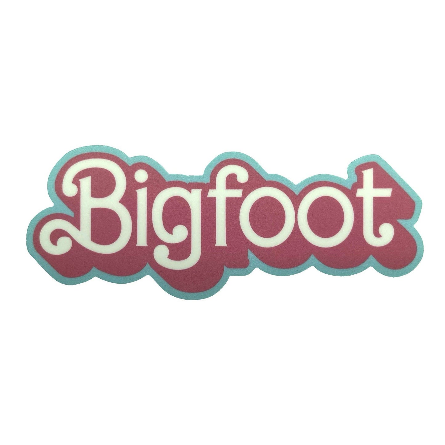 Bigfoot Barbie logo sticker