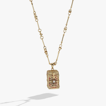 A Court of Thorns and Roses Book Charms Locket Necklace