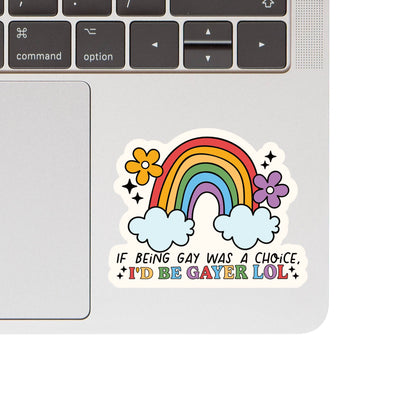 Gay Funny Choice LGBTQ Pride High Quality Vinyl Sticker