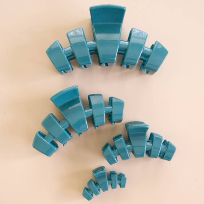 Classic Teal With It Small Claw Clip