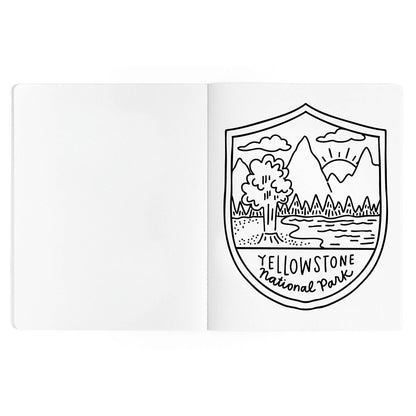 National Parks Coloring Book