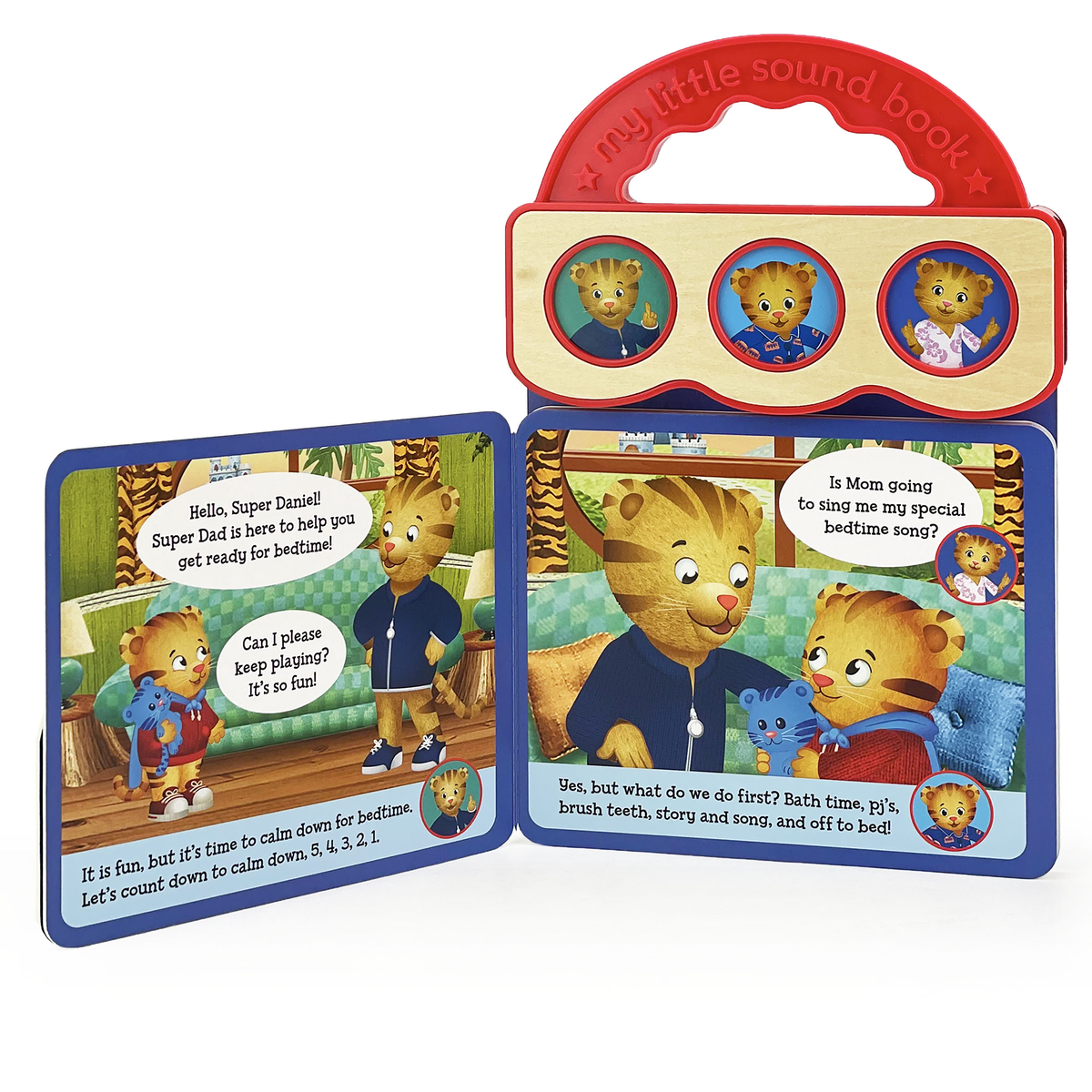 Daniel Tiger Good Night, Daniel 3-Button Sound Book