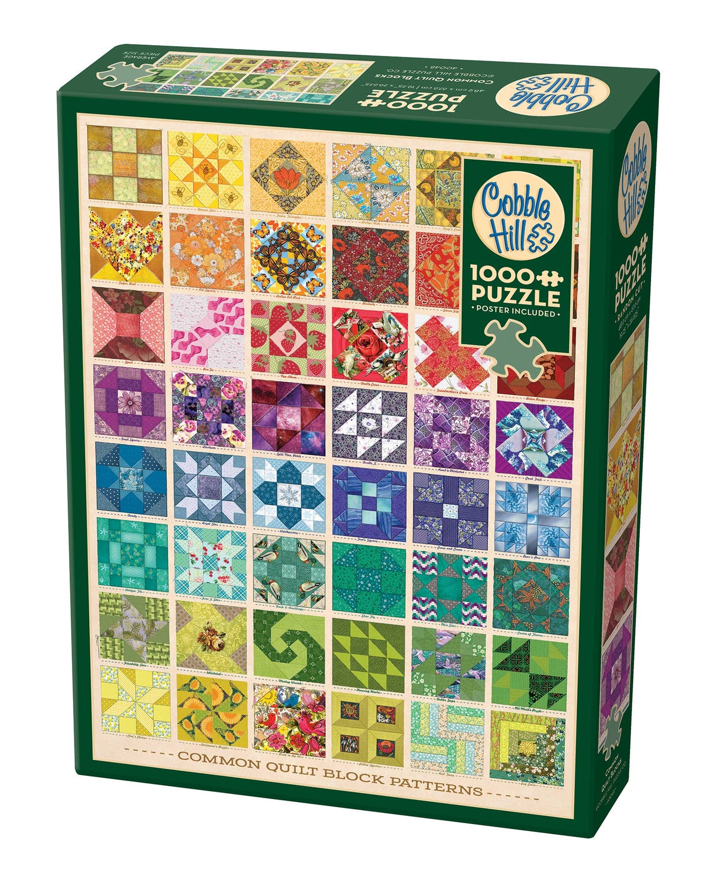 Common Quilt Blocks 1000-Piece Puzzle