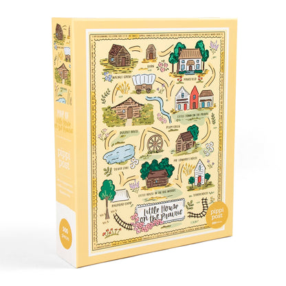 Little House on the Prairie Map - 500 Piece Jigsaw Puzzle