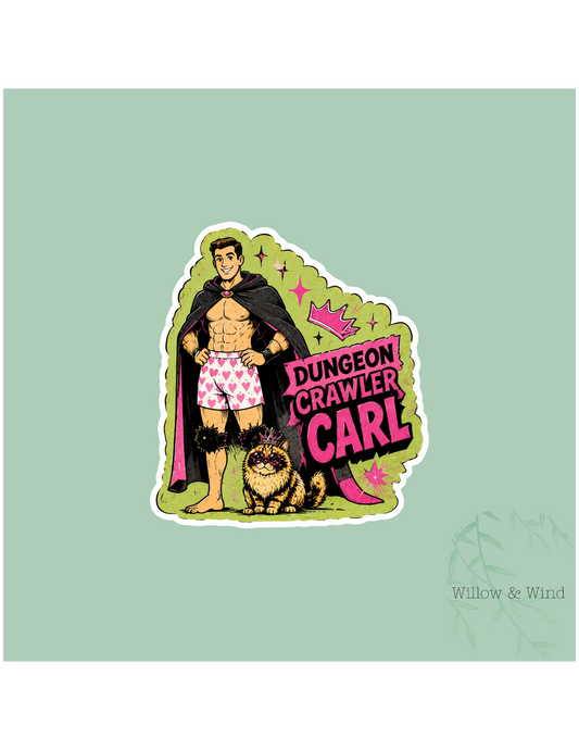 Carl & Donut  - Dungeon Crawler Carl Sticker