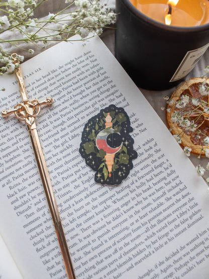 Flameroot Elixir Potion Bookish Quote Sticker | Everflame