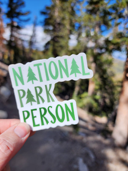 National Park Person 3" Vinyl Sticker