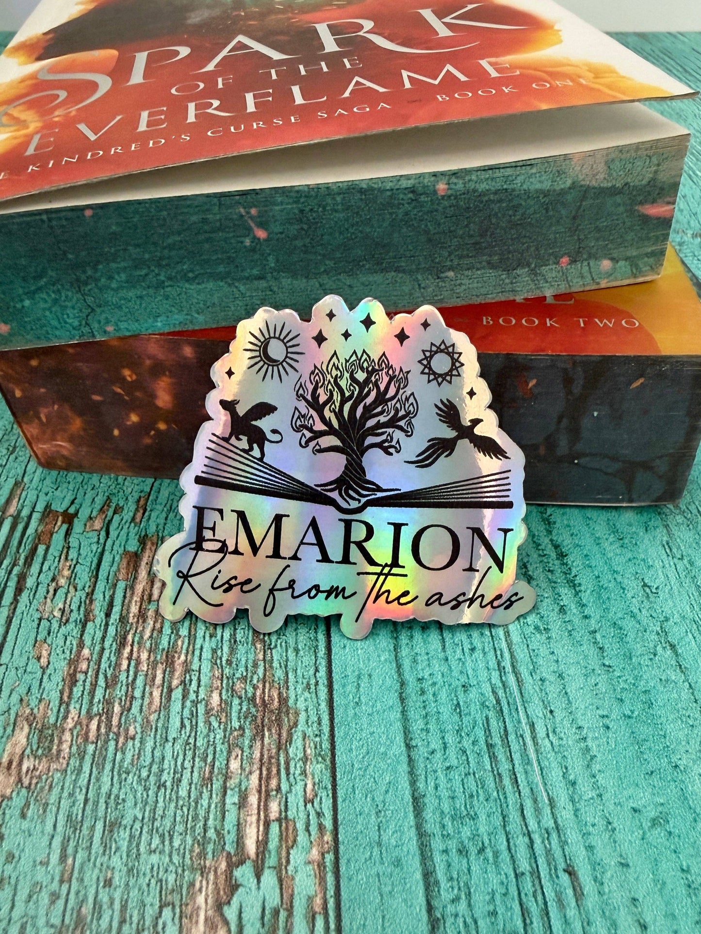 Emarion holographic sticker - Kindred's Curse Saga licensed