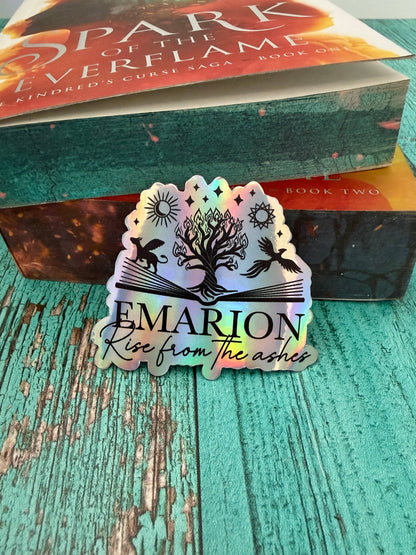 Emarion holographic sticker - Kindred's Curse Saga licensed