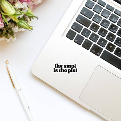The Smut is the Plot Vinyl Sticker | Kindle Stickers
