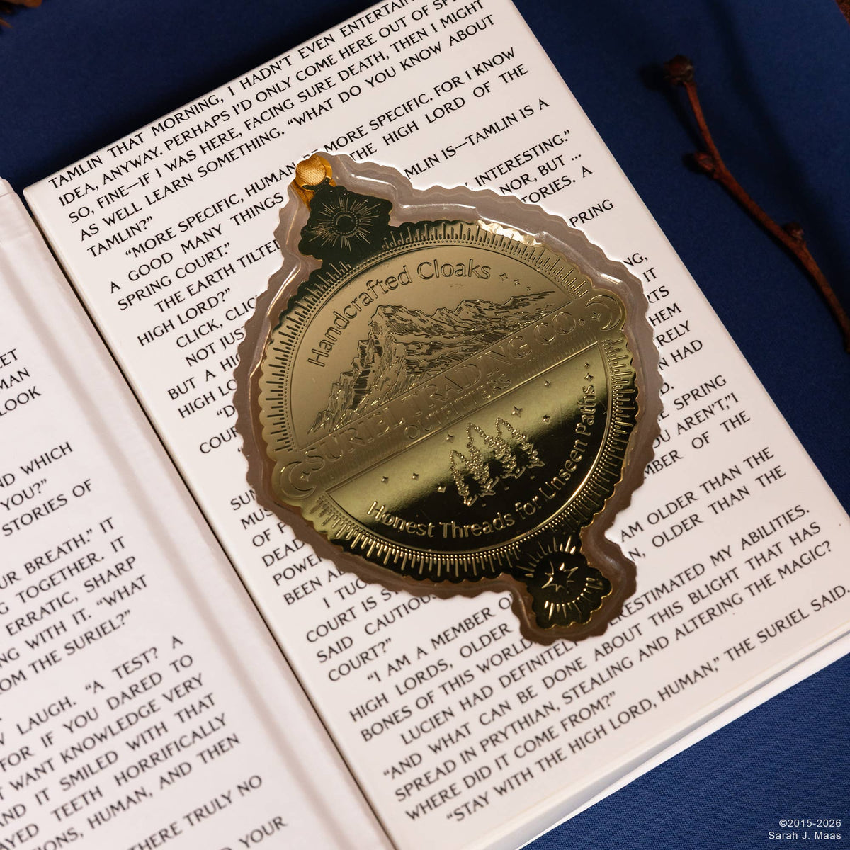 Sarah J. Maas Suriel Metal Ornament