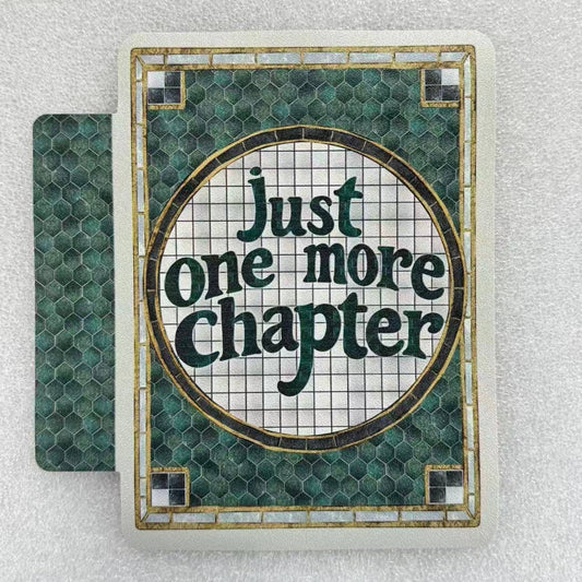 "Just One More Chapter" Vintage Tile | Kindle Case – BookCon Exclusive