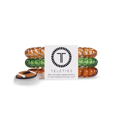 Spiral Hair Coils | Small | Football Hair Ties