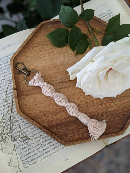 Macrame Tassel Keychain