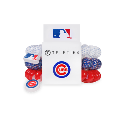 Spiral Hair Coils | Large | Chicago Cubs Hair Ties