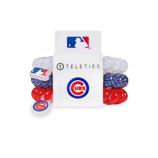 Spiral Hair Coils | Large | Chicago Cubs Hair Ties