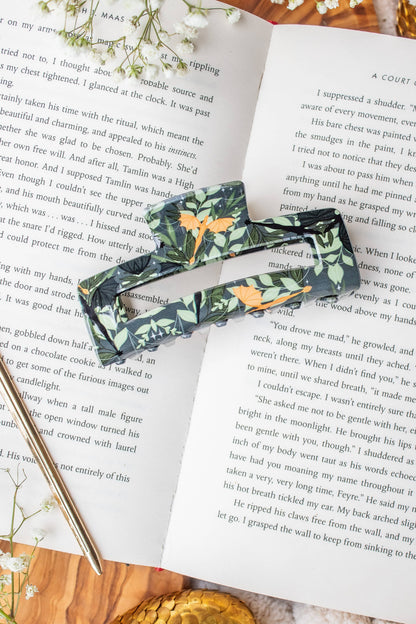 Hair Claw Clip - Fourth Wing Tairn and Andarna