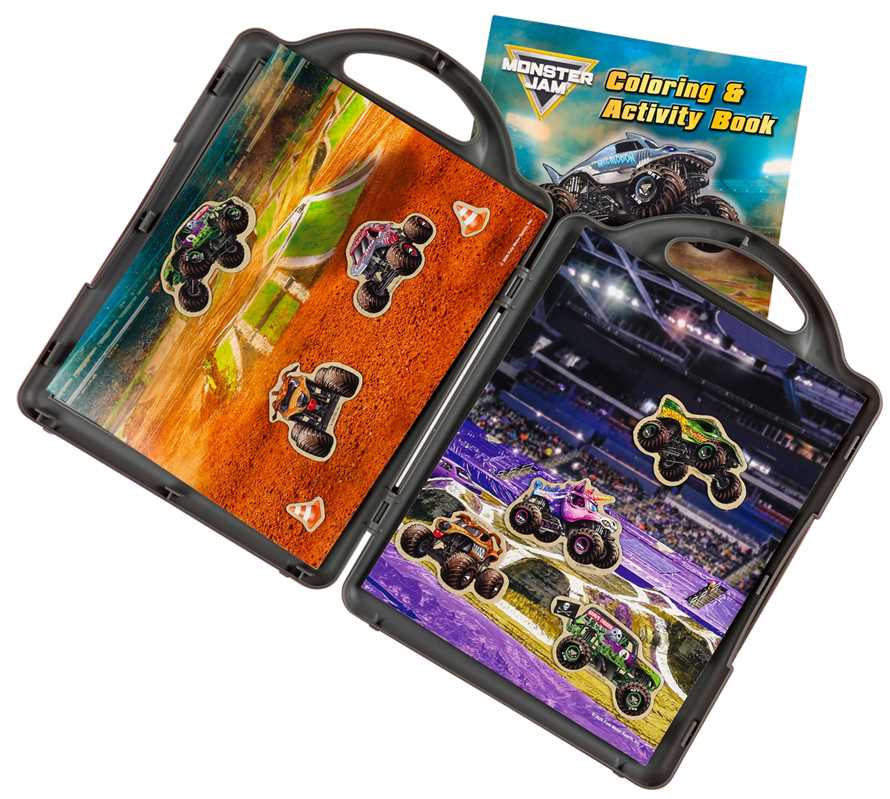 Monster Jam Magnetic Play Set