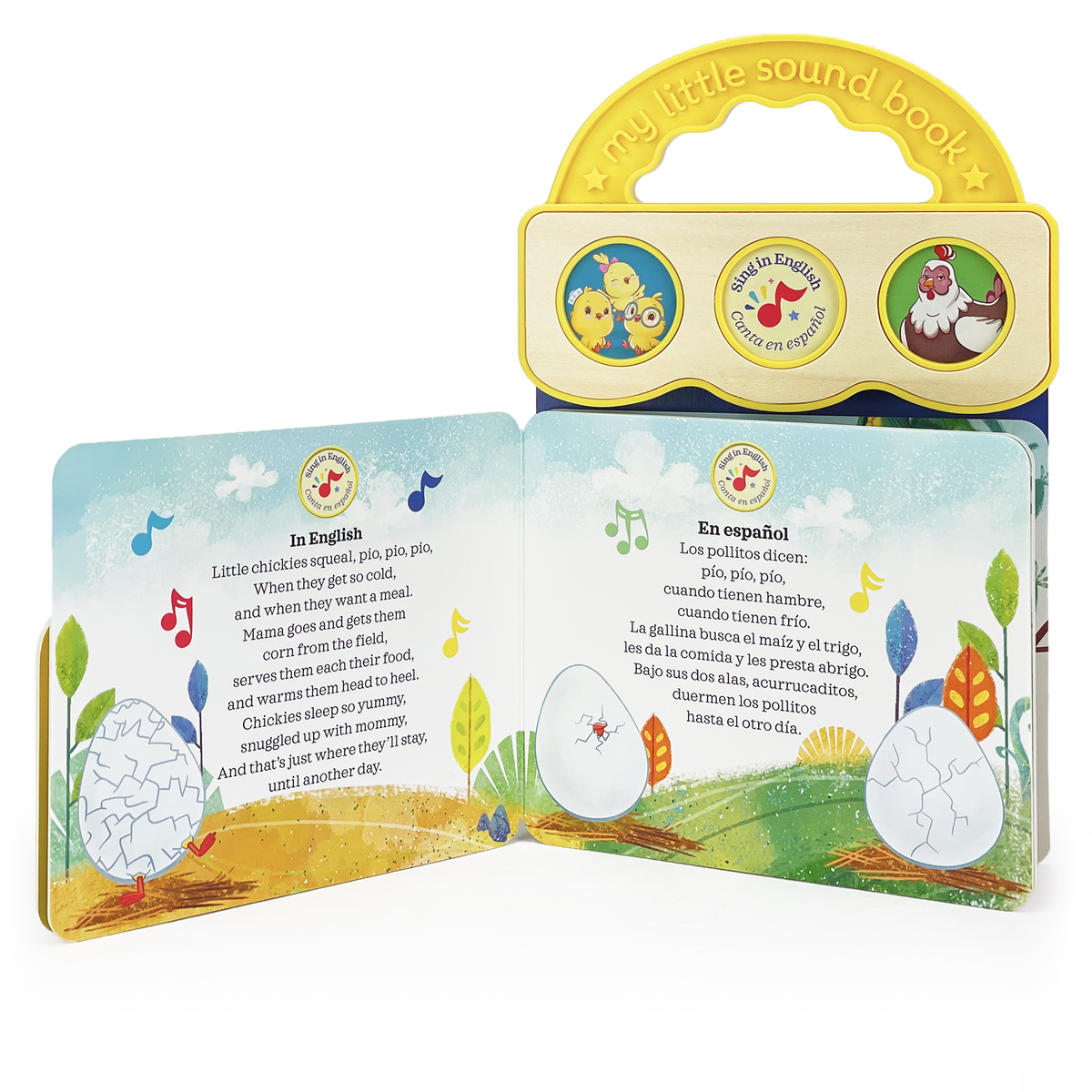 Canticos Little Chickies Los Pollitos (Bilingual) Sound Book